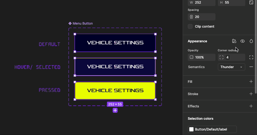 Design system in motion